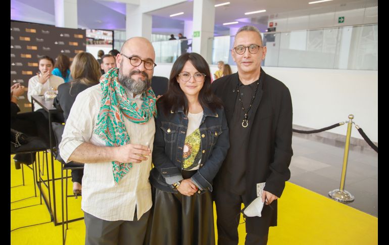 Igor Lozada, Andrea Díaz Benítez y Jaime Suárez. GENTE BIEN JALISCO/Antonio Martínez