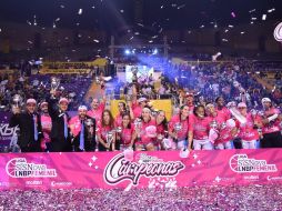 Astros entra en la historia como el primer equipo campeón de la Liga Nacional de Baloncesto Profesional Femenil. CORTESÍA/Astros
