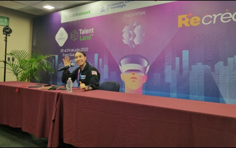 Katya Echazarreta es la primera mexicana en viajar al espacio al participar en la misión NS-21 de Blue Origin. EL INFORMADOR/J. Velazco