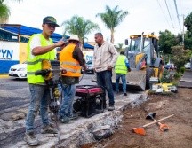 La obra va en tres tramos e incluye una carpeta asfáltica, banquetas y poner iluminación peatonal. ESPECIAL/Ayuntamiento de Guadalajara