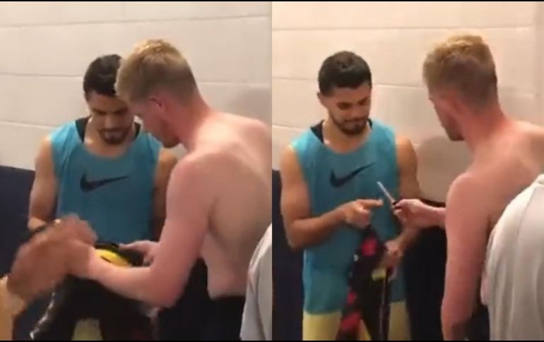 En un video que se ha vuelto viral en redes sociales, se puede apreciar a Henry Martín junto a Kevin De Bruyne, en el tradicional intercambio de camisetas. ESPECIAL