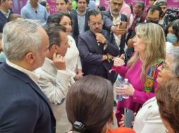 Durante su participación en Talent Land 2002, Garza González, sostuvo que las mujeres de manera individual tienen que trabajar más para salir adelante. EL INFORMADOR / J. Velazco