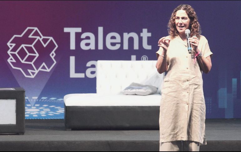 Marisa Lazo compartió  su experiencia como empresaria y líder de distintos proyectos productivos. EL INFORMADOR/ A. Camacho