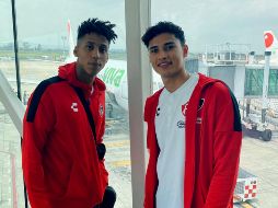 Ozziel Herrera (izq.) y Jeremy Márquez, convocados. TWITTER/AtlasFC