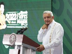 Ayer, la conferencia matutina del Presidente de realizó en Puerto Vallarta. EFE/Presidencia de México