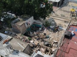 La explosión ocurrió en la calle Dionisio Rodríguez al cruce con Antonio Enrique, en la Colonia San Andrés. EL INFORMADOR/ ARTURO NAVARRO