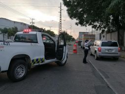 El accidente fue reportado alrededor de las 6:00 horas en el cruce de las calles 18 de Marzo y Algodón. ESPECIAL /