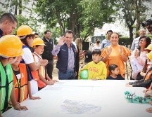 Con una inversión de 3.5 millones de pesos, el proyecto ejecutivo integra las propuestas de niños y niñas de la Escuela Primaria Cristóbal Colón y la casa hogar Ministerio de Amor. ESPECIAL/Gobierno de Guadalajara
