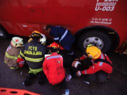 El percance ocurrió en el cruce de Avenida 16 de Septiembre y La Paz. ESPECIAL / Protección Civil Guadalajara