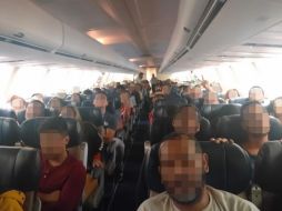 Los venezolanos permanecían en la Estación Migratoria Siglo XXI, ubicada en Tapachula, en espera del retorno a su país de origen. TWITTER/@INAMI_mx