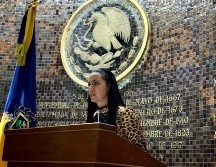 La diputada de Morena, Ángela Gómez Ponce, presentó una iniciativa de reforma a la Ley Orgánica del Poder Legislativo de Jalisco. ESPECIAL