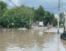 La lluvia del la madrugada de ayer provocó inundaciones en el municipio de San Miguel el Alto, Jalisco. ESPECIAL