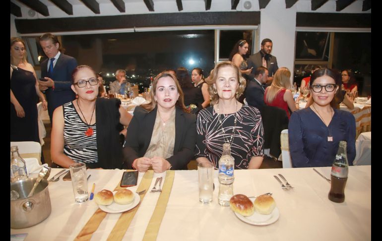 Laura Peregrina, Sara Cárdenas, Dora Fafutis y Jael Chamu. GENTE BIEN JALISCO/Antonio Martínez