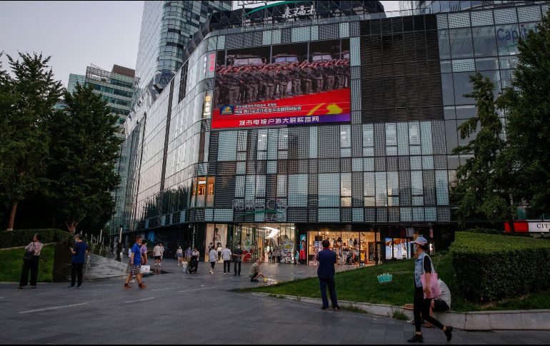 China, que considera a Taiwán parte de su territorio, inició ayer las mayores maniobras militares de su historia en torno a la isla en respuesta a la visita de Pelosi. EFE / M. R. Cristino