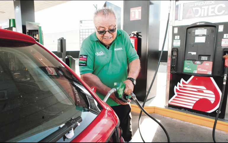 La gasolina Magna seguirá con el subsidio al 100 por ciento. EL INFORMADOR/ G. Gallo