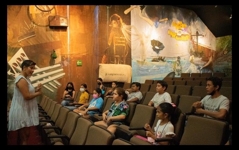 Al curso asisten por igual niñas y niños normovisuales como con discapacidad visual o auditiva. ESPECIAL/INAH