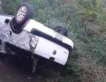 El accidente ocurrió en el canal de aguas pluviales que se localiza sobre avenida Valle del Silicio, al cruce con Mariano Otero. ESPECIAL /