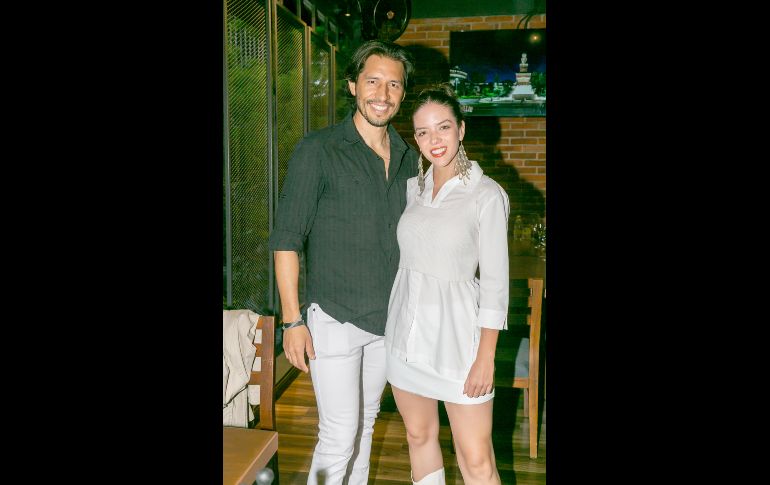 Julio Muciño y Romina Gómez. GENTE BIEN JALISCO/Jorge Soltero