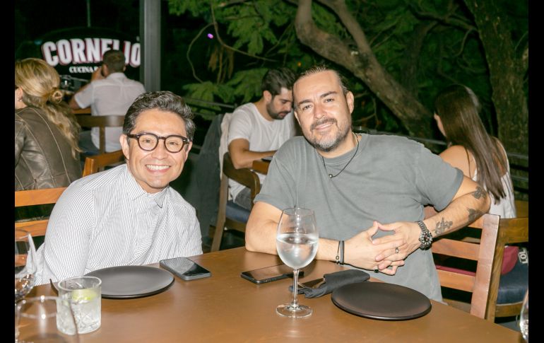 Chucho Martínez y Óscar Barrera. GENTE BIEN JALISCO/Jorge Soltero