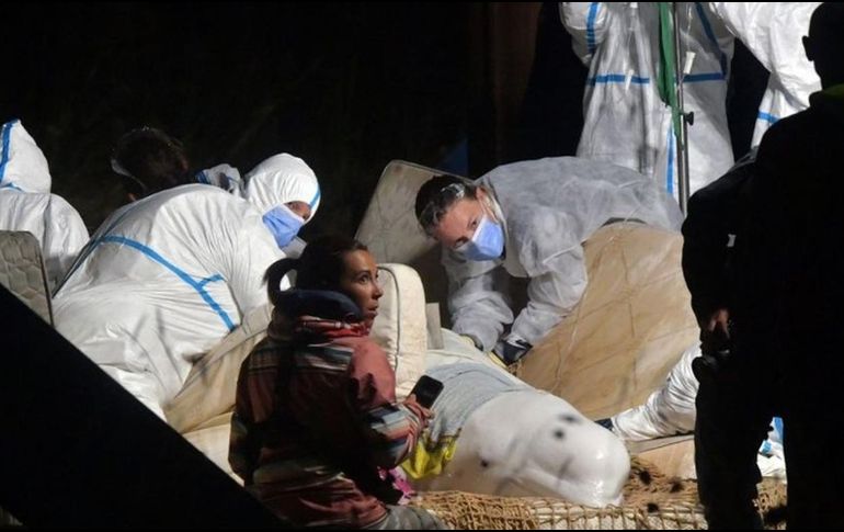 La ballena fue sacrificada poco después de su rescate del río. AFP