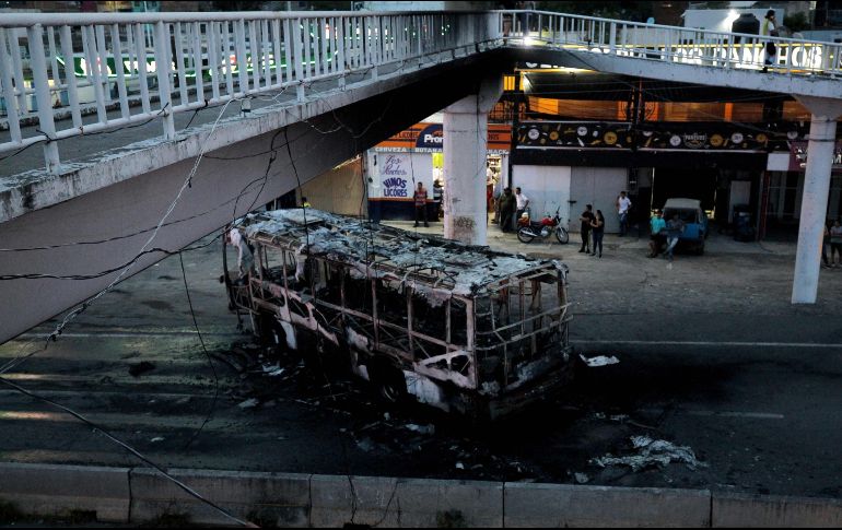 Ramírez Acuña lamentó que el Estado volviera a registrar eventos de inseguridad como los bloqueos de grupos de la delincuencia organizada. AFP/ARCHIVO