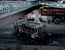 Ramírez Acuña lamentó que el Estado volviera a registrar eventos de inseguridad como los bloqueos de grupos de la delincuencia organizada. AFP/ARCHIVO