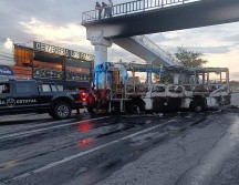 Vecinos de la Carretera a Saltillo a su cruce con Chícharo, donde ocurrió el primer bloqueo, contaron cómo ocurrieron los bloqueos. ESPECIAL