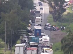 El accidente ocurrió alrededor de las 12:20 horas, cerca de un restaurante y un centro de espectáculos. ESPECIAL /