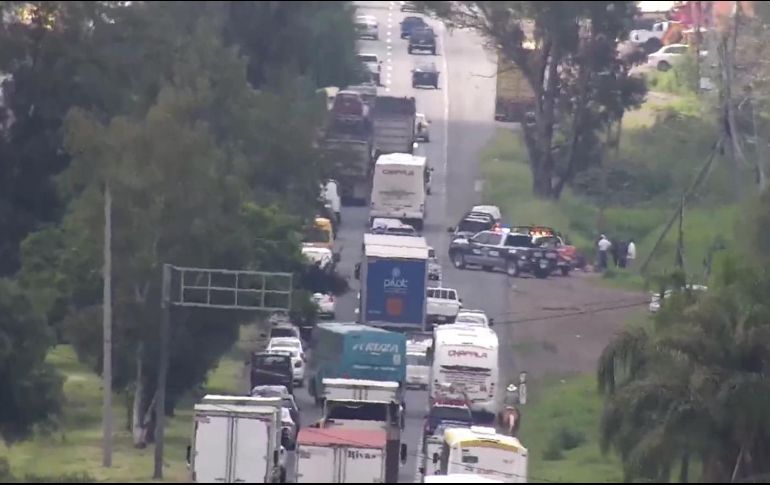 El accidente ocurrió alrededor de las 12:20 horas, cerca de un restaurante y un centro de espectáculos. ESPECIAL /