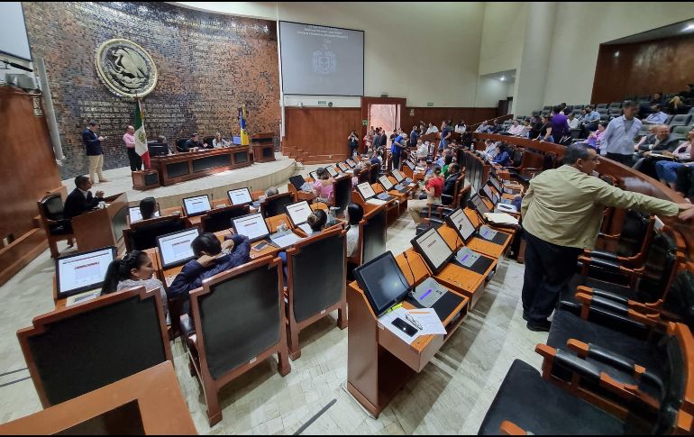 El calendario de presidencias de la Mesa Directiva considera sólo a Movimiento Ciudadano, Morena, PAN y PRI. EL INFORMADOR/R. Rivas