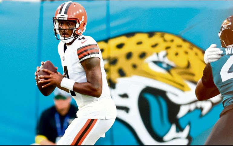 El pasador de los Browns está a la espera de saber cuántos juegos será suspendido en cuanto se resuelva la apelación girada por la NFL. AFP/M. Carlson