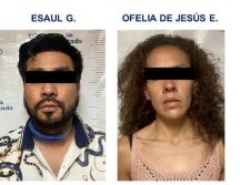 Luego de su captura en días pasados por los elementos de la Policía de Investigación, la pareja fue puesta a disposición del órgano jurisdiccional. ESPECIAL