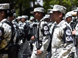 El convoy fue interceptado por personal de Guardia Nacional, Ejército Mexicano y de la Guardia Civil. NTX/ARCHIVO