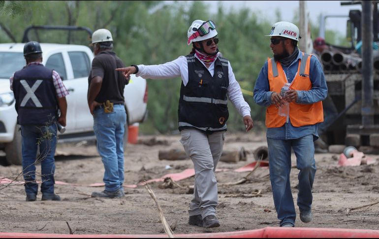 Los mineros cumplen 11 días atrapados.  EFE/A. Ojeda