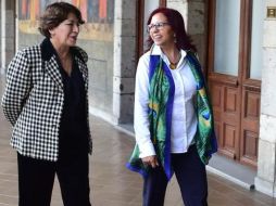 Ambas servidoras públicas coincidieron en la importancia del regreso completo a las actividades escolares presenciales en todo el país. TWITTER/@SEP_mx