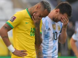 El partido Brasil vs Argentina, que formaba parte de la eliminatoria de la Conmebol para el Mundial de Qatar 2022, fue cancelado definitivamente. AFP / ARCHIVO