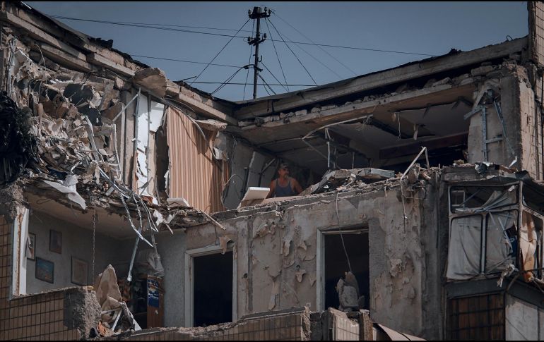 Los ataques ocurren en plena tensión en torno a la central nuclear ucraniana de Zaporiyia. AP/K. Liberov