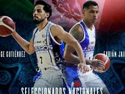 Son dos jugadores de Astros de Jalisco los que ayer martes 16 de agosto fueron convocados por la Selección Mexicana de basquetbol. ESPECIAL / Astros de Jalisco