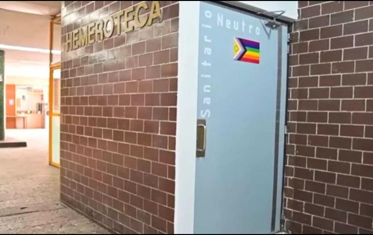 De acuerdo con la especialista, este baño para personas que viven identidad de género desde la diversidad. ESPECIAL/UNAM