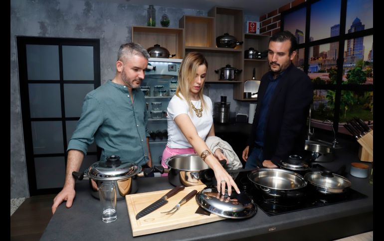 Luis Andalón, Beatriz Ochoa y Christopher Moreno. GENTE BIEN JALISCO/Claudio Jimeno