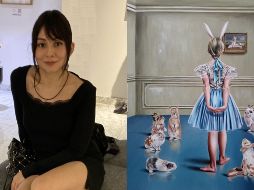 “Siempre que tenga una idea digna de ser plasmada, me veré obligada a pintarla”, describe Dulce Luna sobre su arte. CORTESÍA