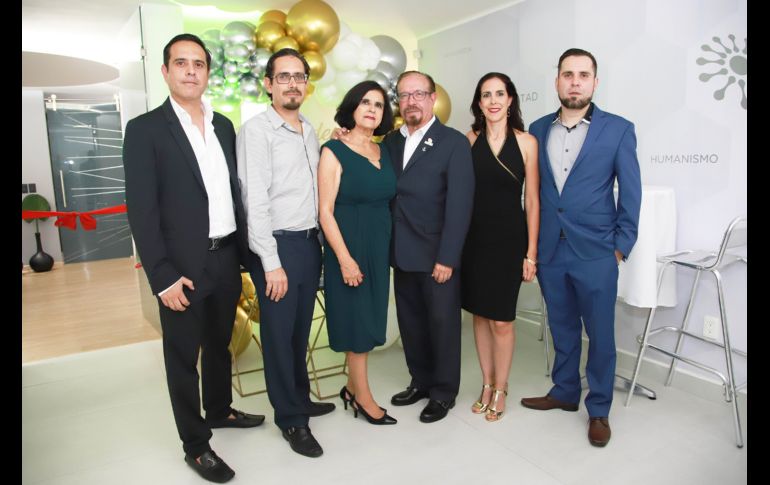 Juan Antonio Olguín Hernández, Francisco Olguín, María Eugenia Hernández, , Juan Antonio Olguín Erickson, María Eugenia Olguín Hernández y Agustín Olguín. GENTE BIEN JALISCO/ Antonio Martínez