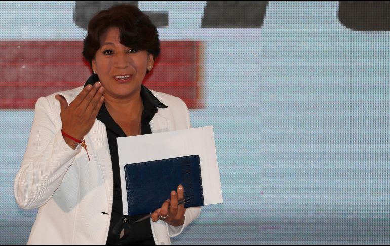 Delfina Gómez está en una gira oficial de trabajo por Sinaloa. AP/ARCHIVO