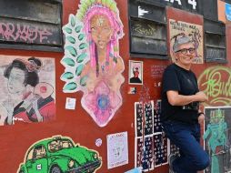 Desde el zócalo, el fotodocumentalista ha ido dibujando una espiral en torno a su gran tema: la Ciudad de México, centrado en retratar y reivindicar la identidad tepiteña. CORTESÍA / INAH