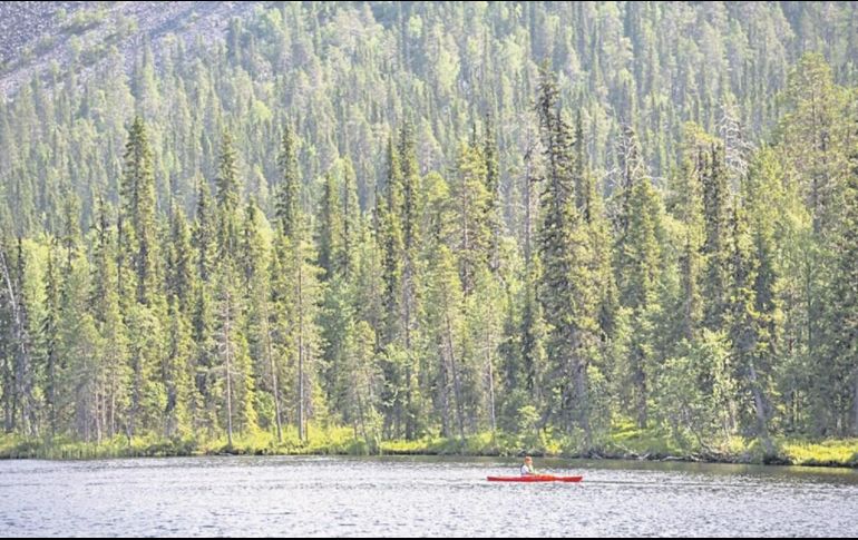La belleza natural se disfruta con Sol todo el tiempo en el Norte de Suecia. ESPECIAL