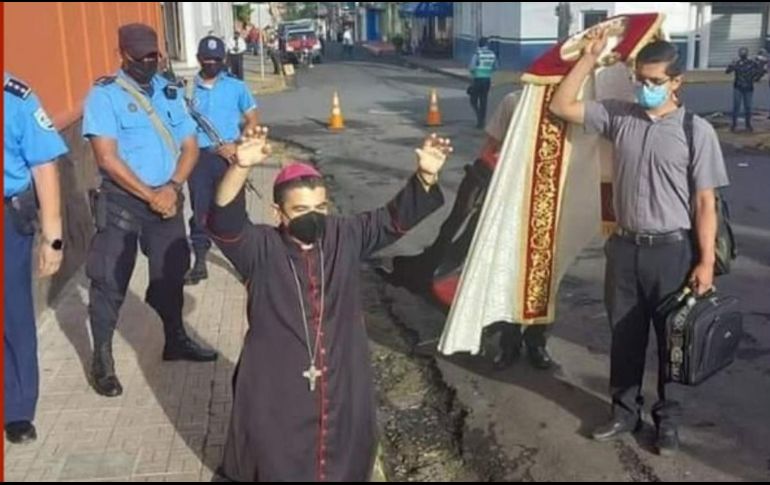 La condición física de Álvarez, de 55 años, “está desmejorada” pero su “ánimo y espíritu están fuertes”, dijo la Arquidiócesis de Managua. TWITTER/cenidh