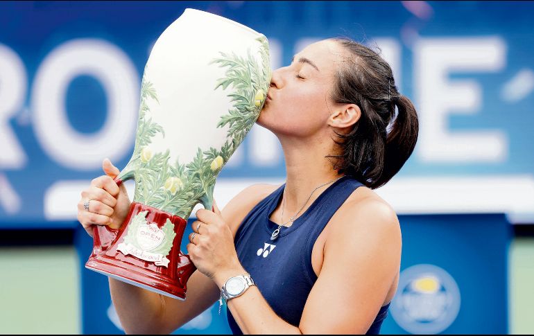 La tenista francesa llegó al cuadro principal de Cincinnati luego de superar la fase previa. AFP