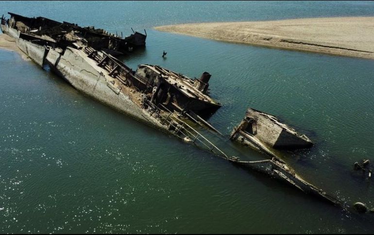 Varios barcos alemanes fueron hundidos en Serbia cuando los nazis huían de las fuerzas soviéticas. REUTERS /