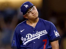 El zurdo Julio Urías cargó con la derrota luego de permitir dos hits en seis innings. AFP / H. How