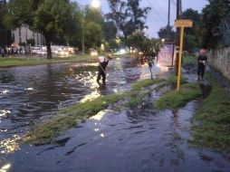 Las corporaciones de seguridad se encuentran todavía haciendo un recuento de daños por las lluvias en Jalisco. ESPECIAL /